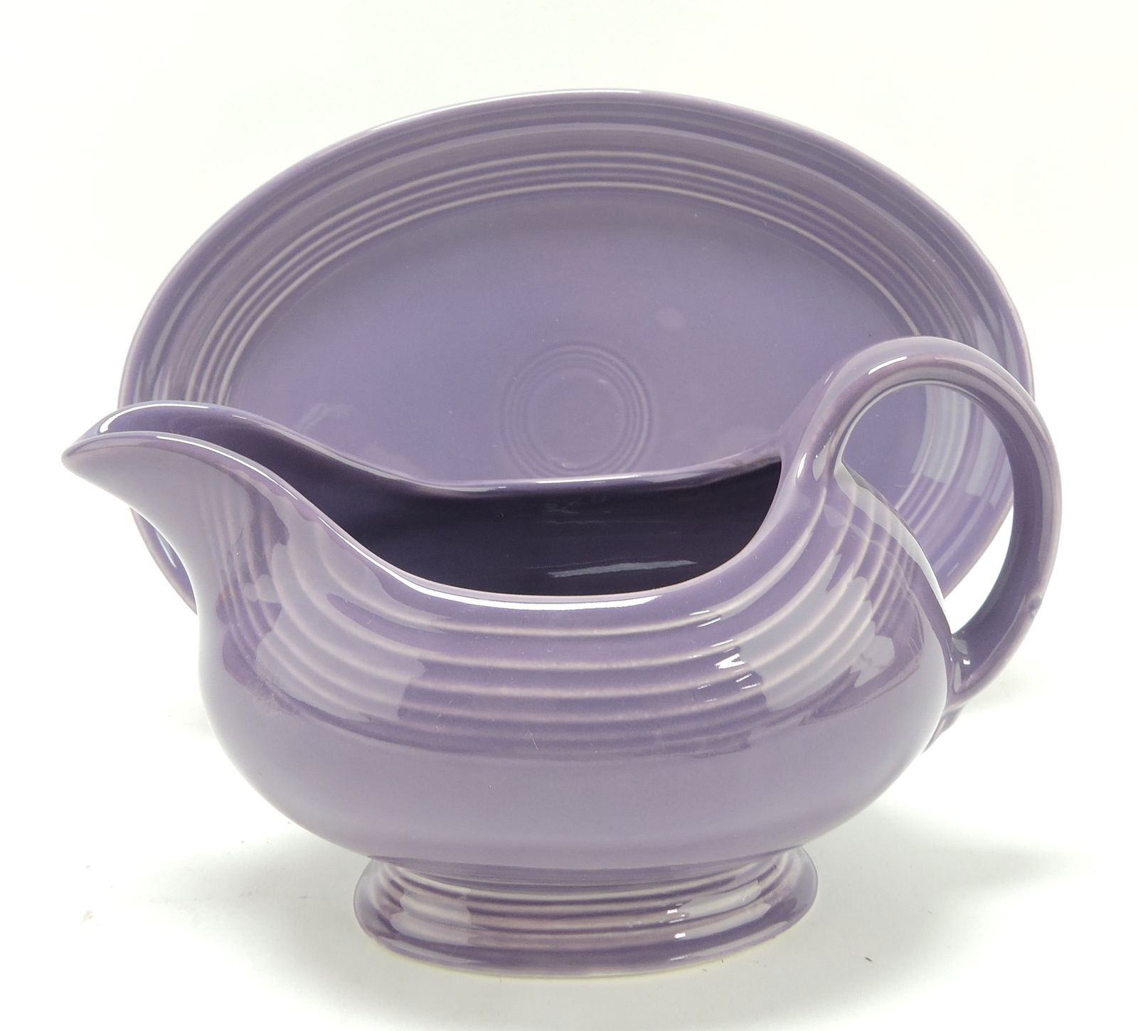 Fiesta Post 86 sauce boat and stand, (1 of 1)