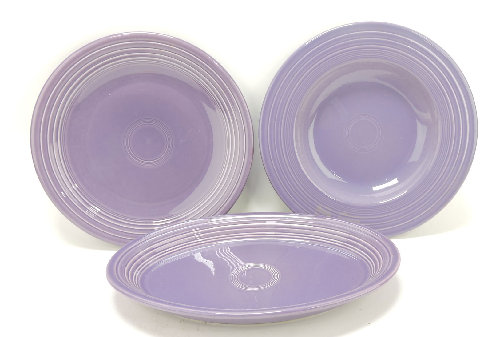 Fiesta Post 86 lot of 3 lilac pieces, (1 of 1)