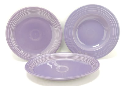 Fiesta Post 86 lot of 3 lilac pieces,