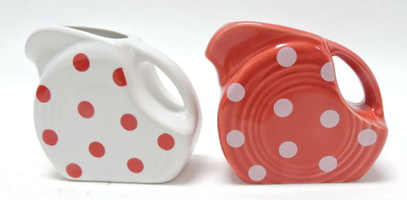 Fiesta Post 86 lot of 2 polka dot
