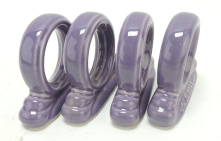 Fiesta Post 86 set of 4 napkin rings,