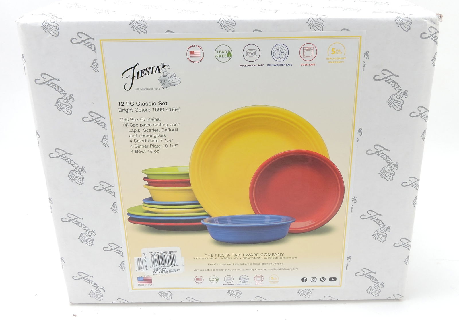 Fiesta Post 86 12pc Classic set, (1 of 1)