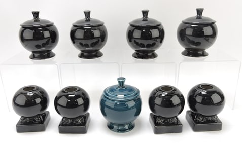 Fiesta Post 86 lot of 5 sugar bowls and