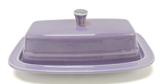 Fiesta Post 86 butter dish, lilac,