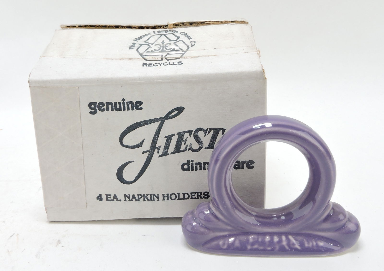 Fiesta Post 86 set of 4 napkin rings, (1 of 1)