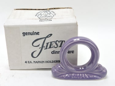 Fiesta Post 86 set of 4 napkin rings,