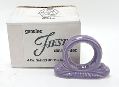 Fiesta Post 86 set of 4 napkin rings,