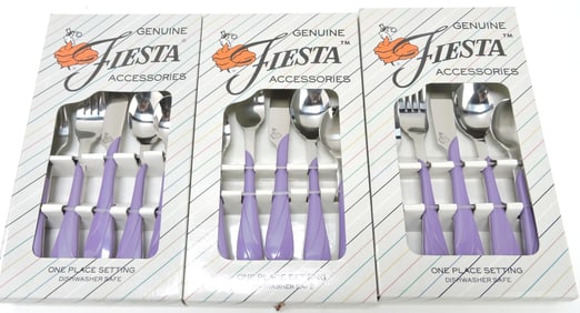 Fiesta Post 86 lot of 3 - 5 pc place