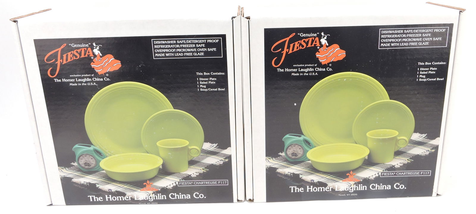 Fiesta Post 86 lot of 2 - 4 pc place (1 of 1)