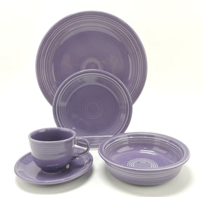 Fiesta Post 86 5 pc place setting,