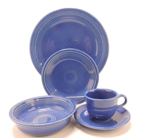 Fiesta Post 86 5 pc place setting,