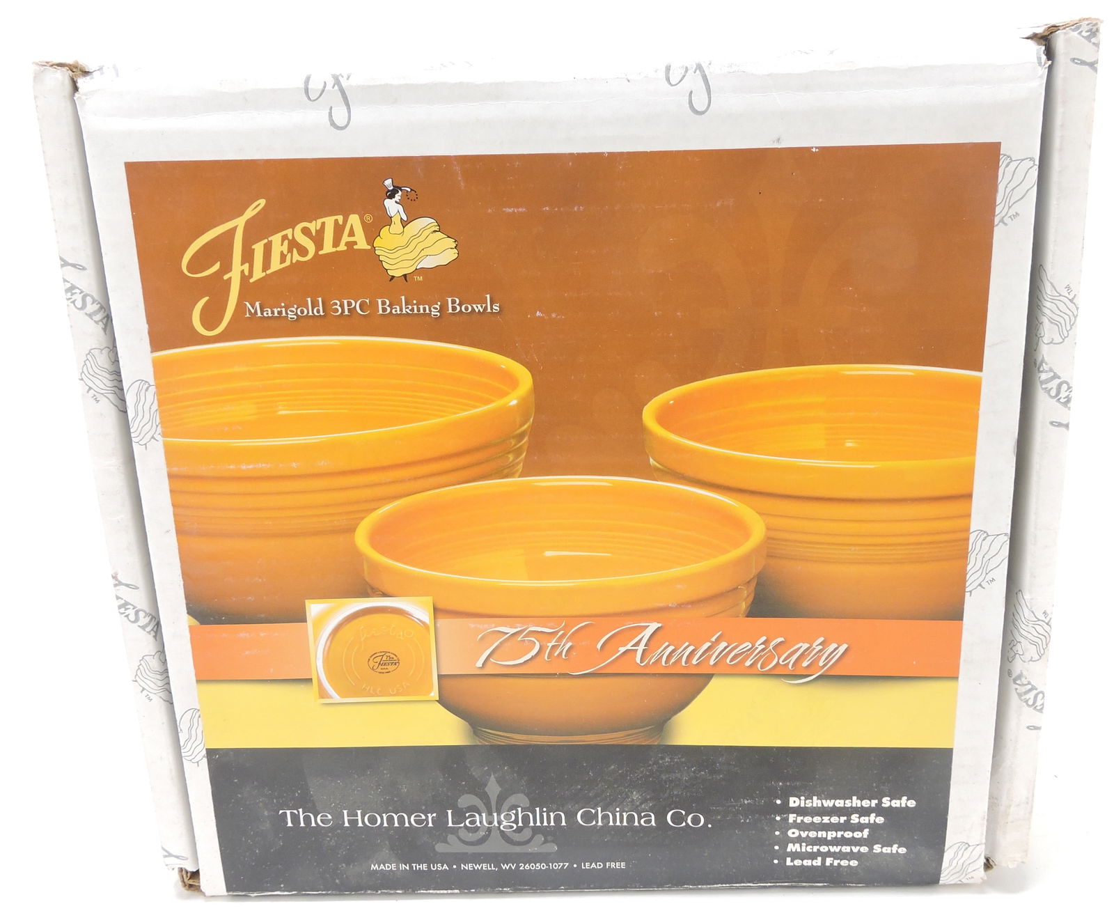 Fiesta Post 86 3 pc baking bowl set, (1 of 1)