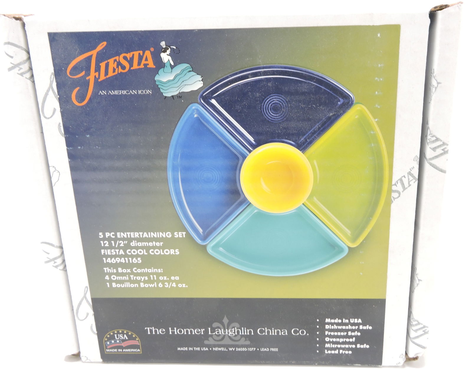 Fiesta Post 86 5 pc entertainment set, (1 of 1)