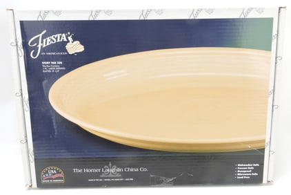 Fiesta Post 86 19 3/4" platter, NIB,