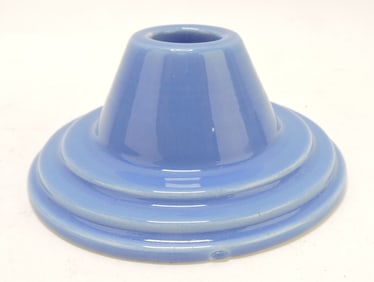 Harlequin candle holder, mauve blue,