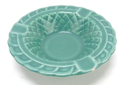 Harlequin basketweave ashtray, 4 1/2",