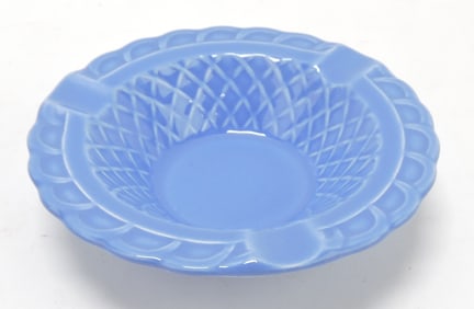 Harlequin basketweave ashtray, 4 1/2",