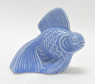 Harlequin animal, fish, mauve blue,