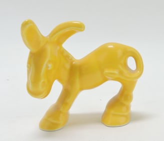 Harlequin animal, donkey, yellow,