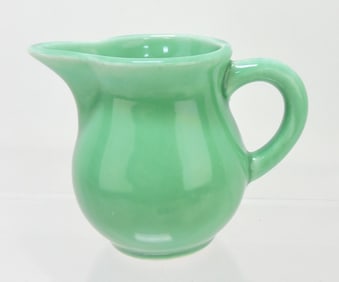 Harlequin individual creamer, green, 2"