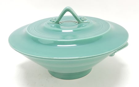 Harlequin casserole, spruce green, 5 1/2"