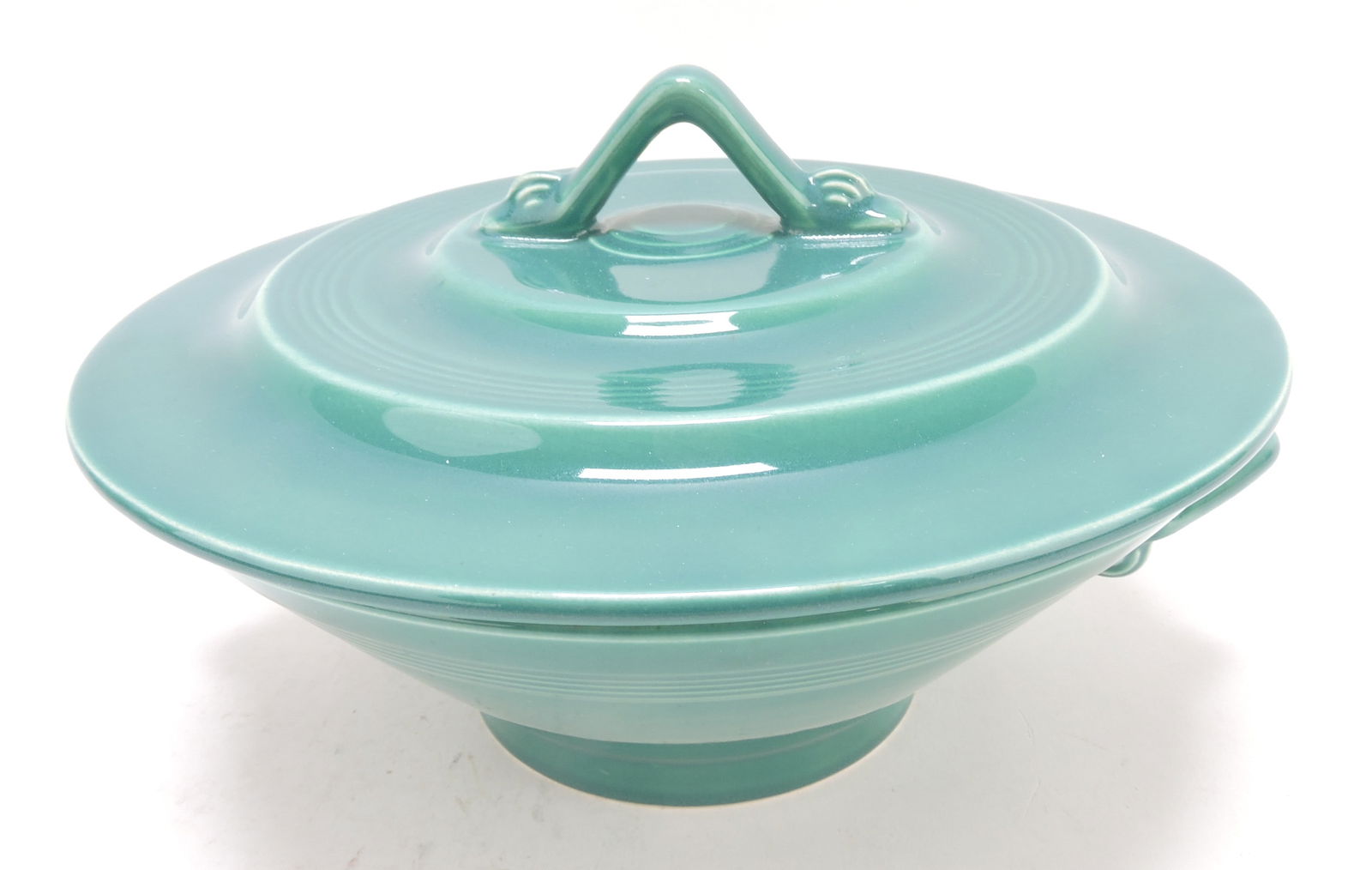 Harlequin casserole, spruce green, 5 1/2" (1 of 1)