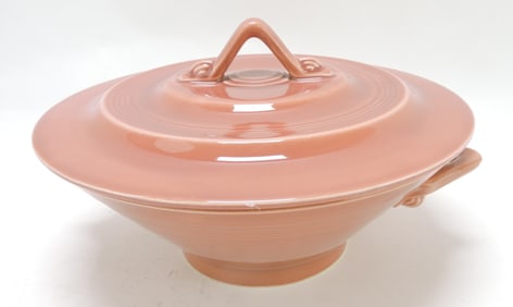 Harlequin casserole, rose, 5 1/2"