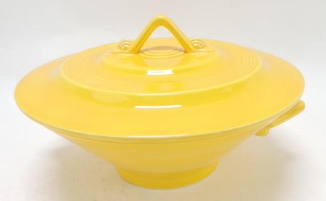 Harlequin casserole, yellow, 5 1/2"