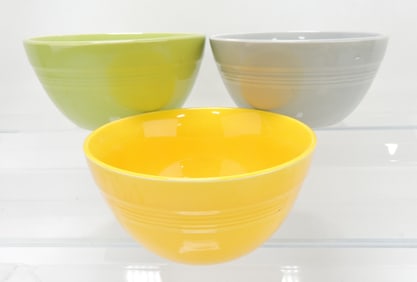 Harlequin lot of 3 - 36s bowls, 2 1/2"