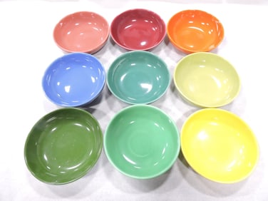 Harlequin lot of 9 - 7 1/4" individual