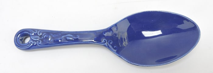 Kitchen Kraft spoon, cobalt, 8 1/2"