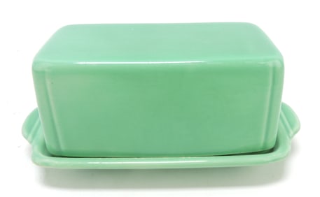 Riviera 1/4 pound butter, green, 6"w,