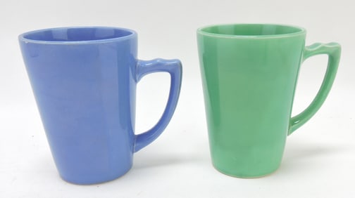 Riviera lot of 2 handled tumblers,