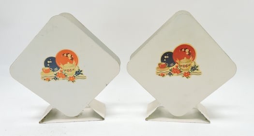 Go Along metal lot of 2 napkin holders,