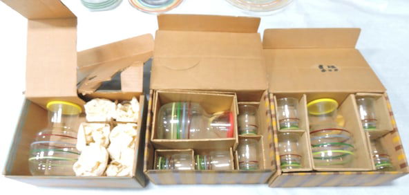 Libbey lot of 3 glass go along juice
