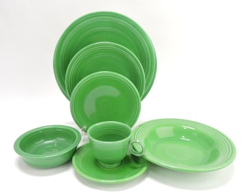 Fiesta 8 piece place setting, medium green