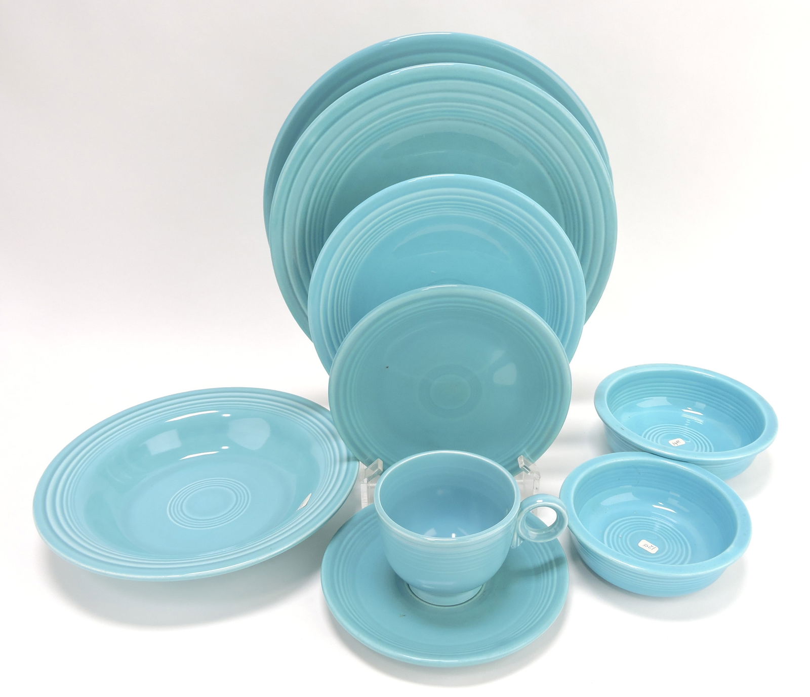 Fiesta 9 piece place setting, turquoise (1 of 1)
