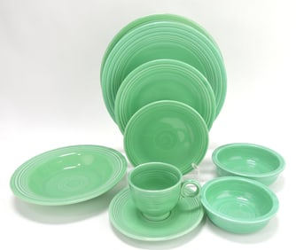 Fiesta 9 piece place setting, green