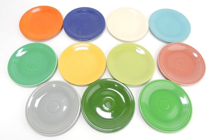 Fiesta 6" plate group, all 11 colors