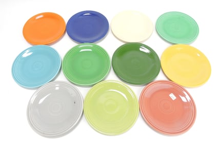 Fiesta 6" plate group, all 11 colors