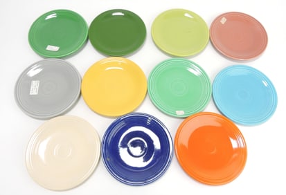 Fiesta 6" plate group, all 11 colors