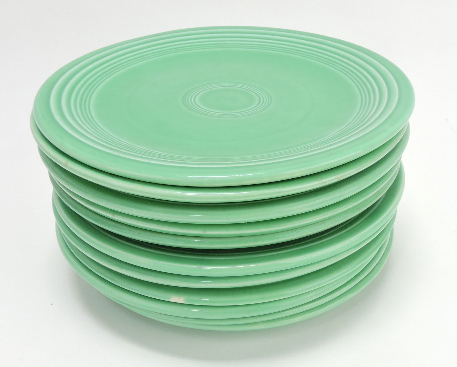Fiesta 7" plate group, 11 green (1 of 1)
