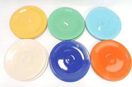 Fiesta 9" plate group, 2 each of original