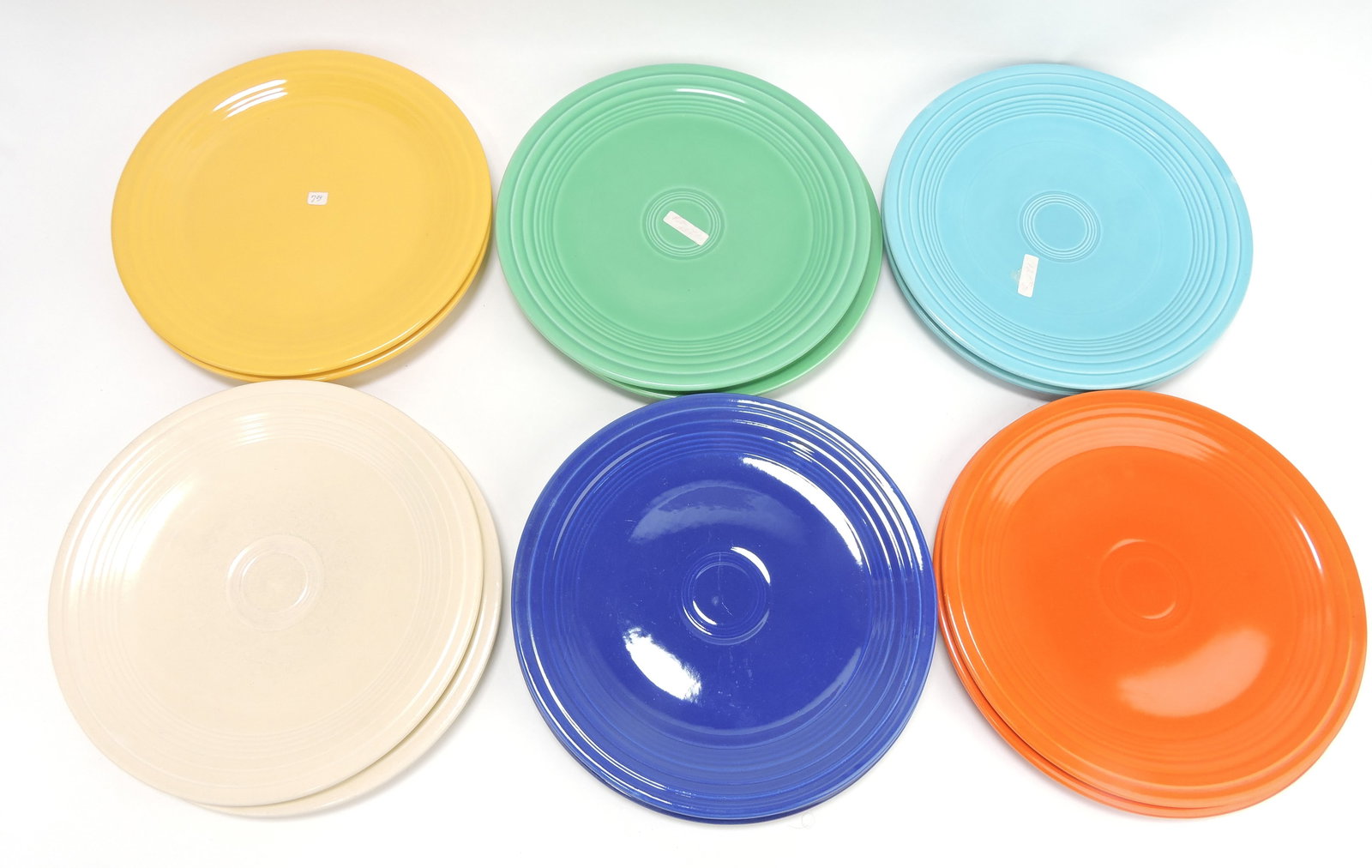 Fiesta 9" plate group, 2 each of original (1 of 1)