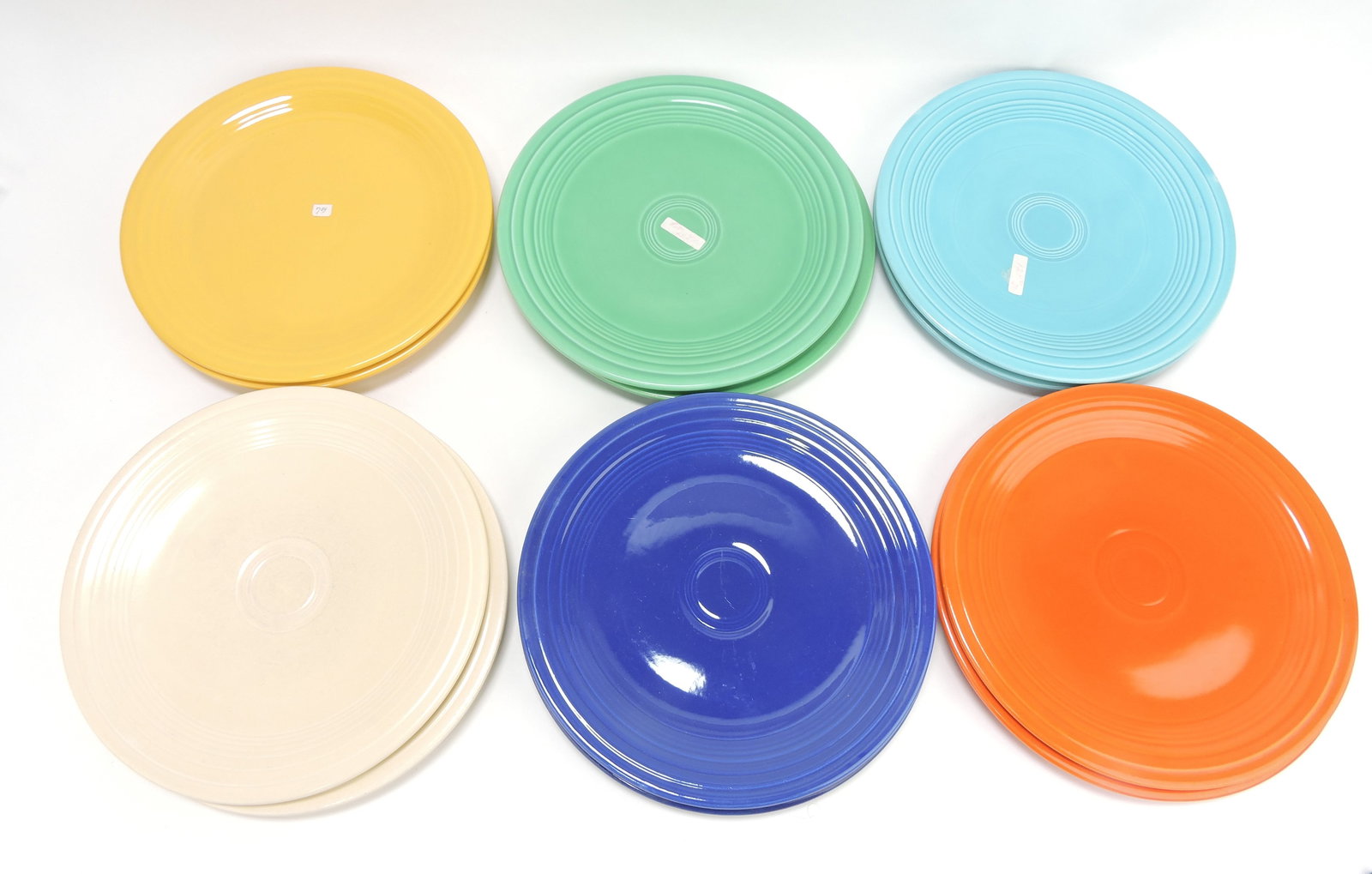 Fiesta 9" plate group, 2 each of original (1 of 1)