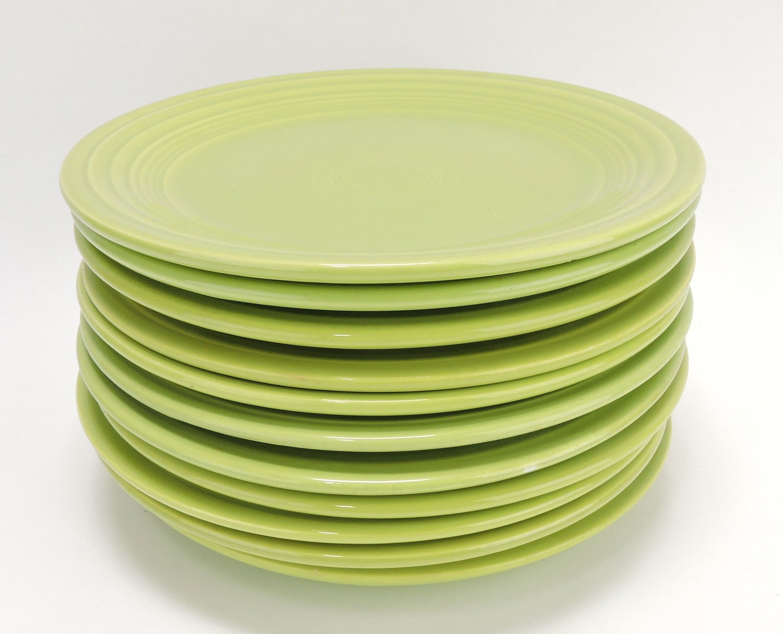 Fiesta 9" plate group, 12 chartreuse (1 of 1)