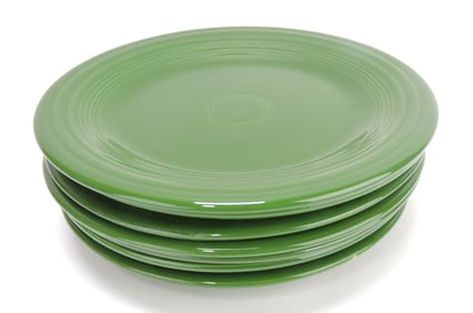 Fiesta 10" plate group, 7 dark green