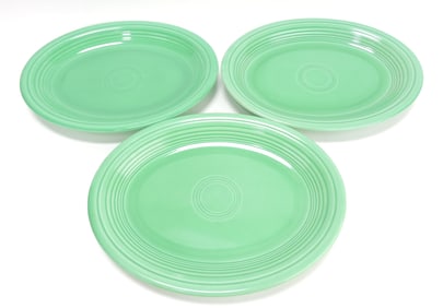 Fiesta oval platter group, 3 green