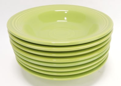 Fiesta deep plate group, 8 chartreuse