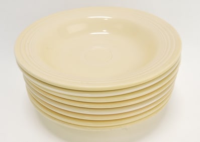 Fiesta deep plate, ivory